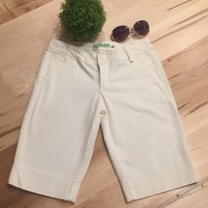 NWOT Grass LA Jeans Stretch Denim Bermuda Shorts